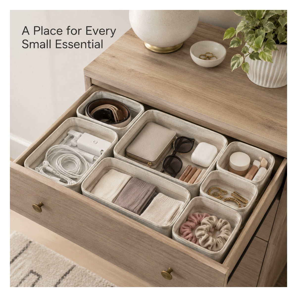 Modular Drawer Organizer Set