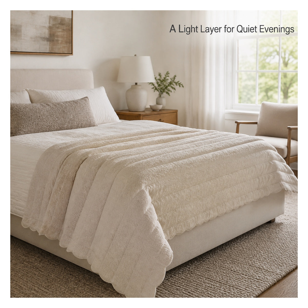 CloudFold Bedside Throw