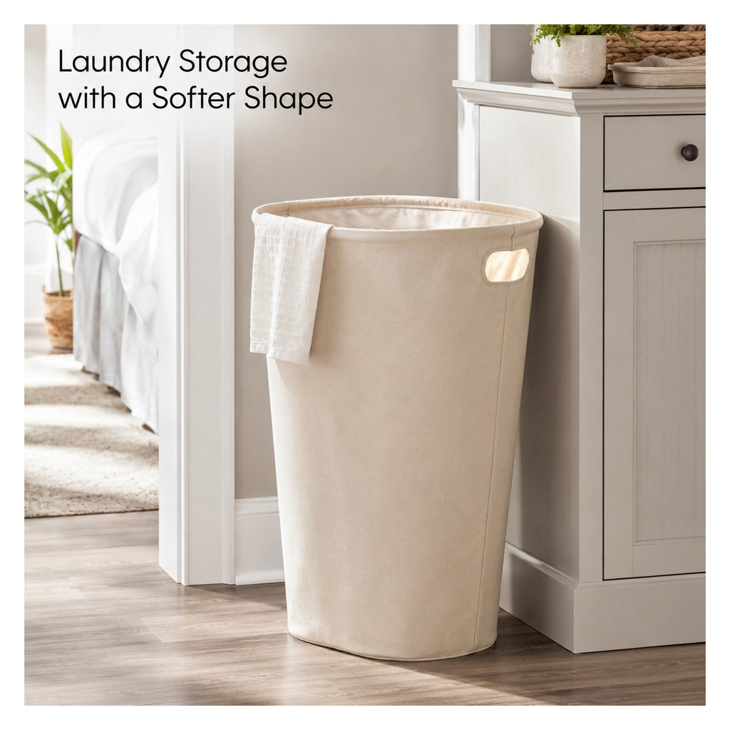 Tapered Canvas Laundry Hamper