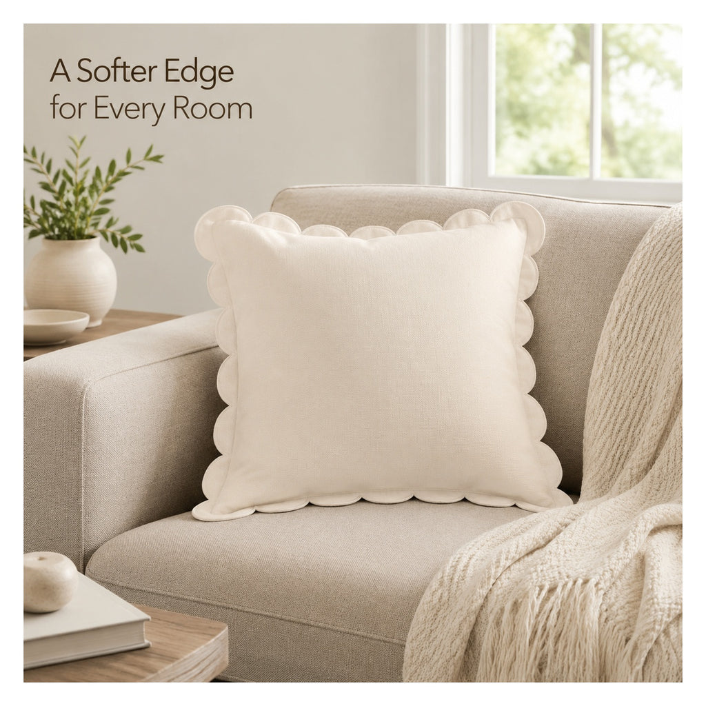Petal Edge Cushion Cover