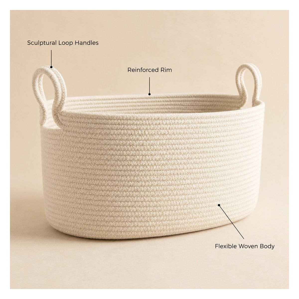 LoopNest Woven Storage Basket