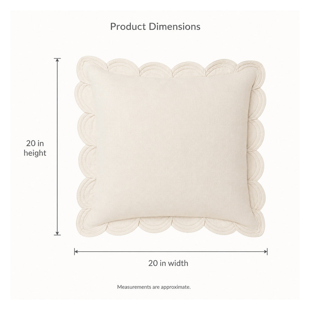 Petal Edge Cushion Cover