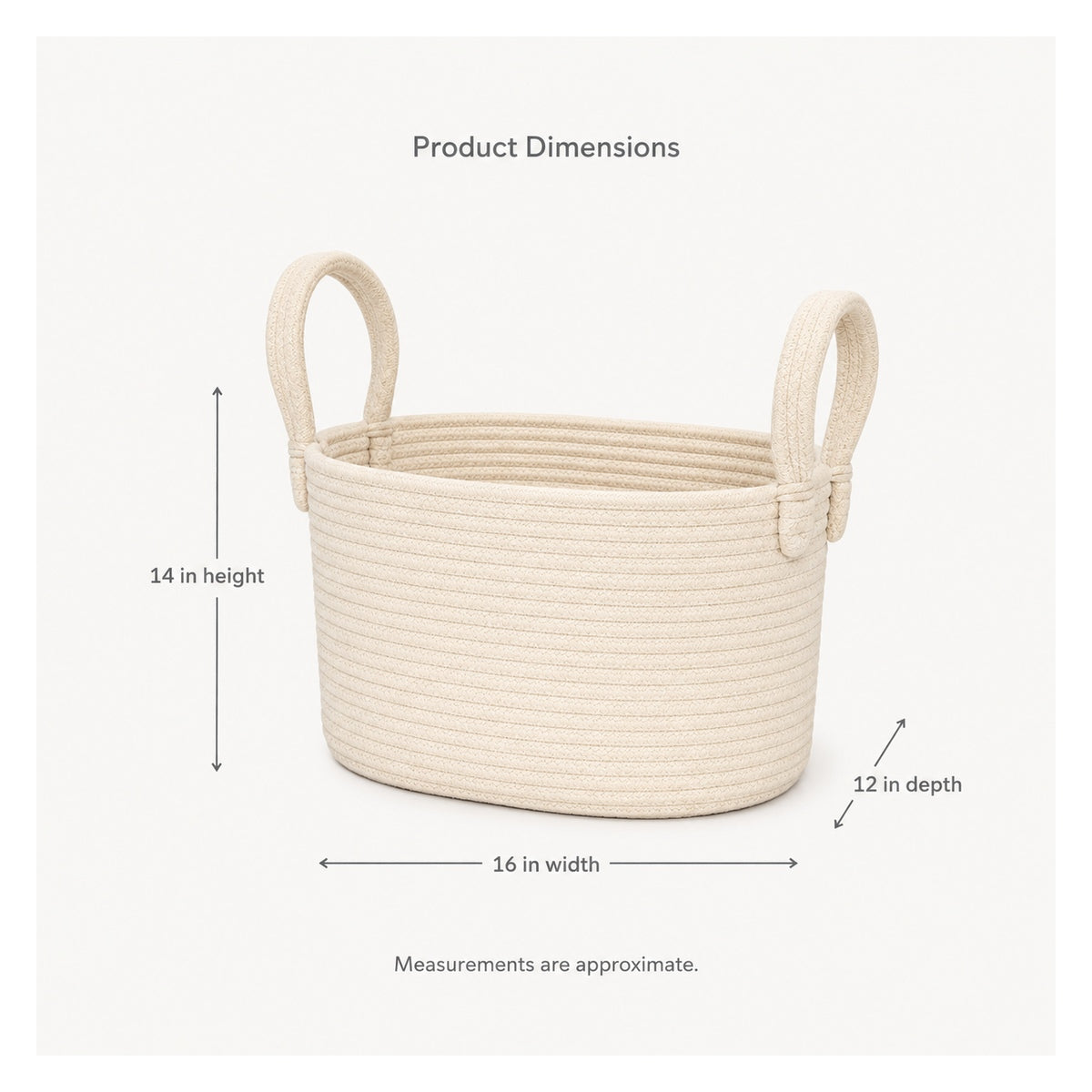 LoopNest Woven Storage Basket
