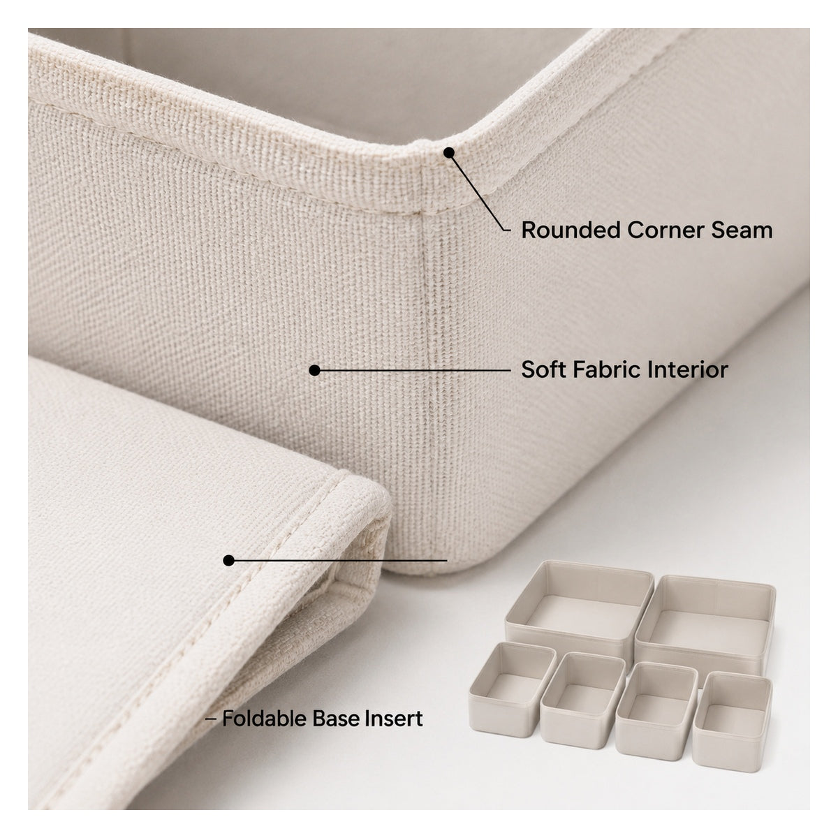 Modular Drawer Organizer Set