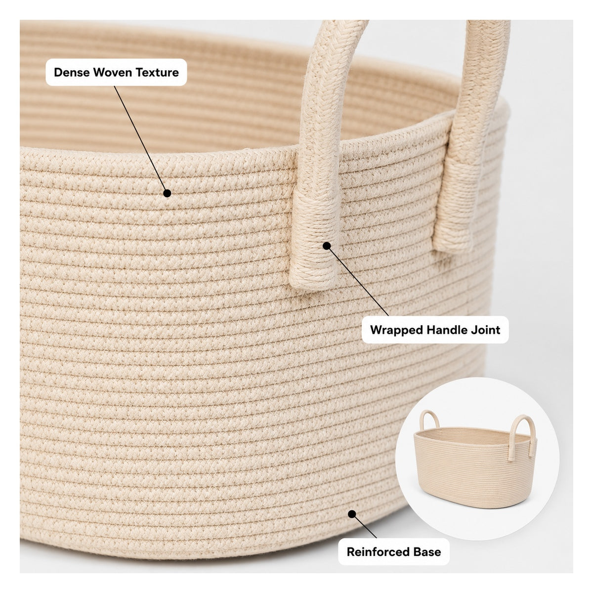 LoopNest Woven Storage Basket